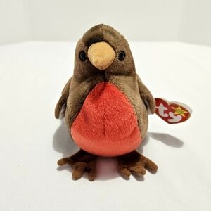 Ty Beanie Baby Early 1997 Red Robin Plush – Cute Collectible Bird Gift